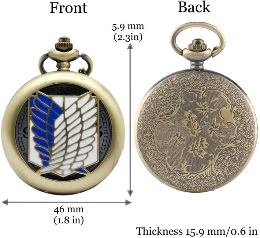 Attack on Titan - Anime Pocket Watch - Image 7