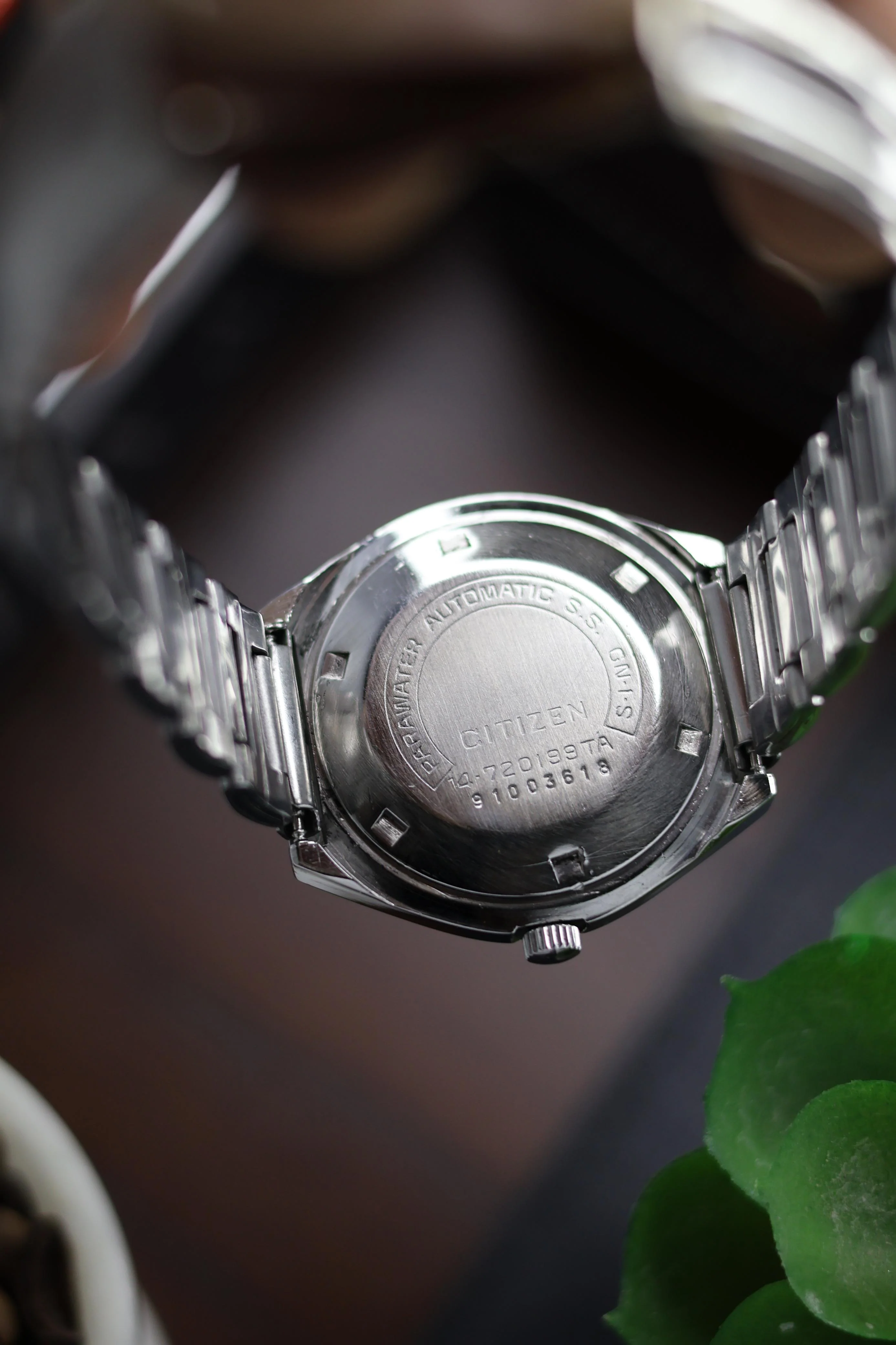 (Super Rare) Citizen Eagle 7 Black Dial - Automatic Vintage Watch (Pre Owned) - A213 - Image 4