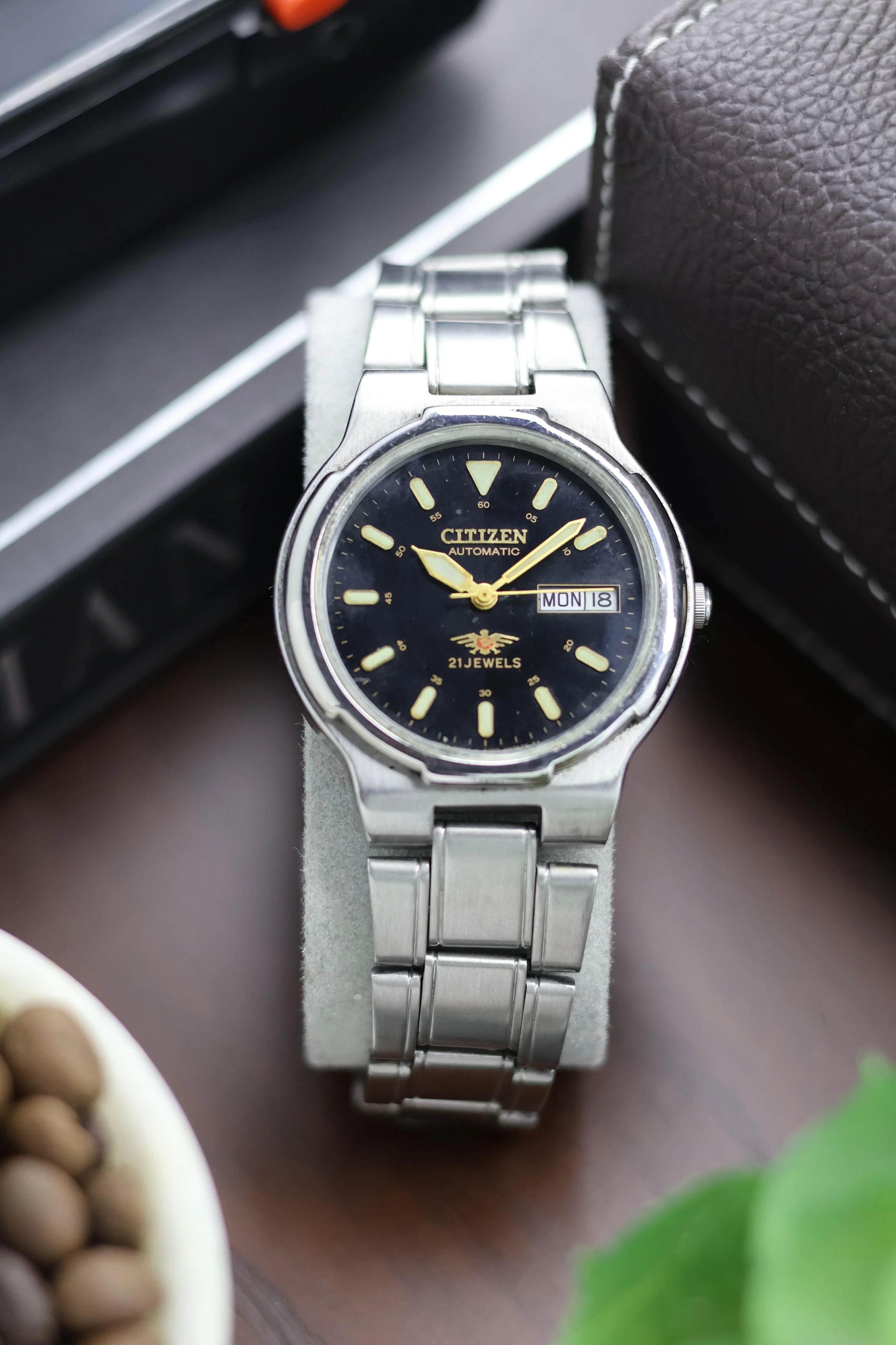 Citizen Eagle 7 Navy Blue Dial - Automatic Vintage Watch (Pre Owned) - A116 - Image 3