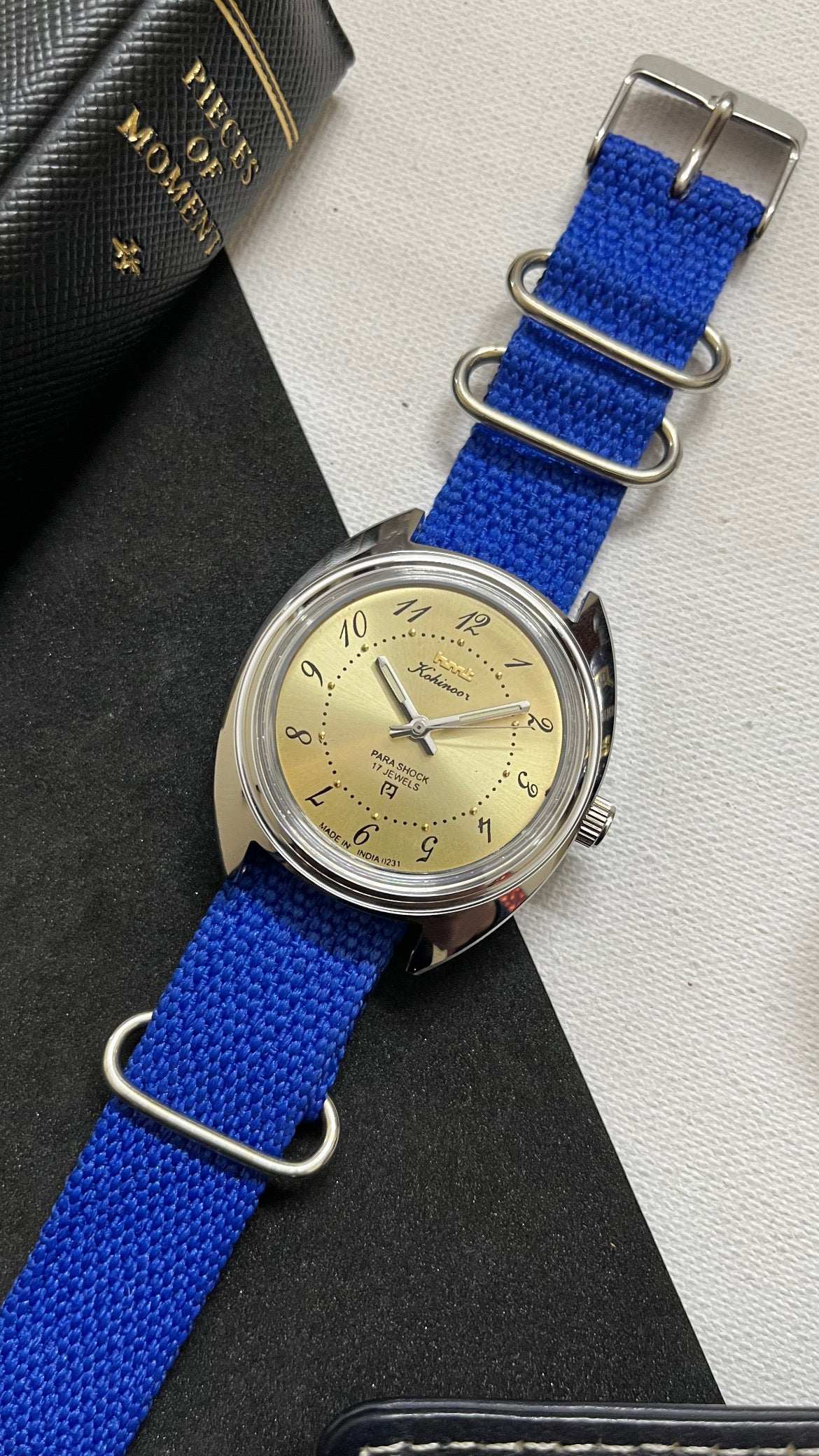 HMT Kohinoor - GOLD 'Drunken Numbers' - Image 10