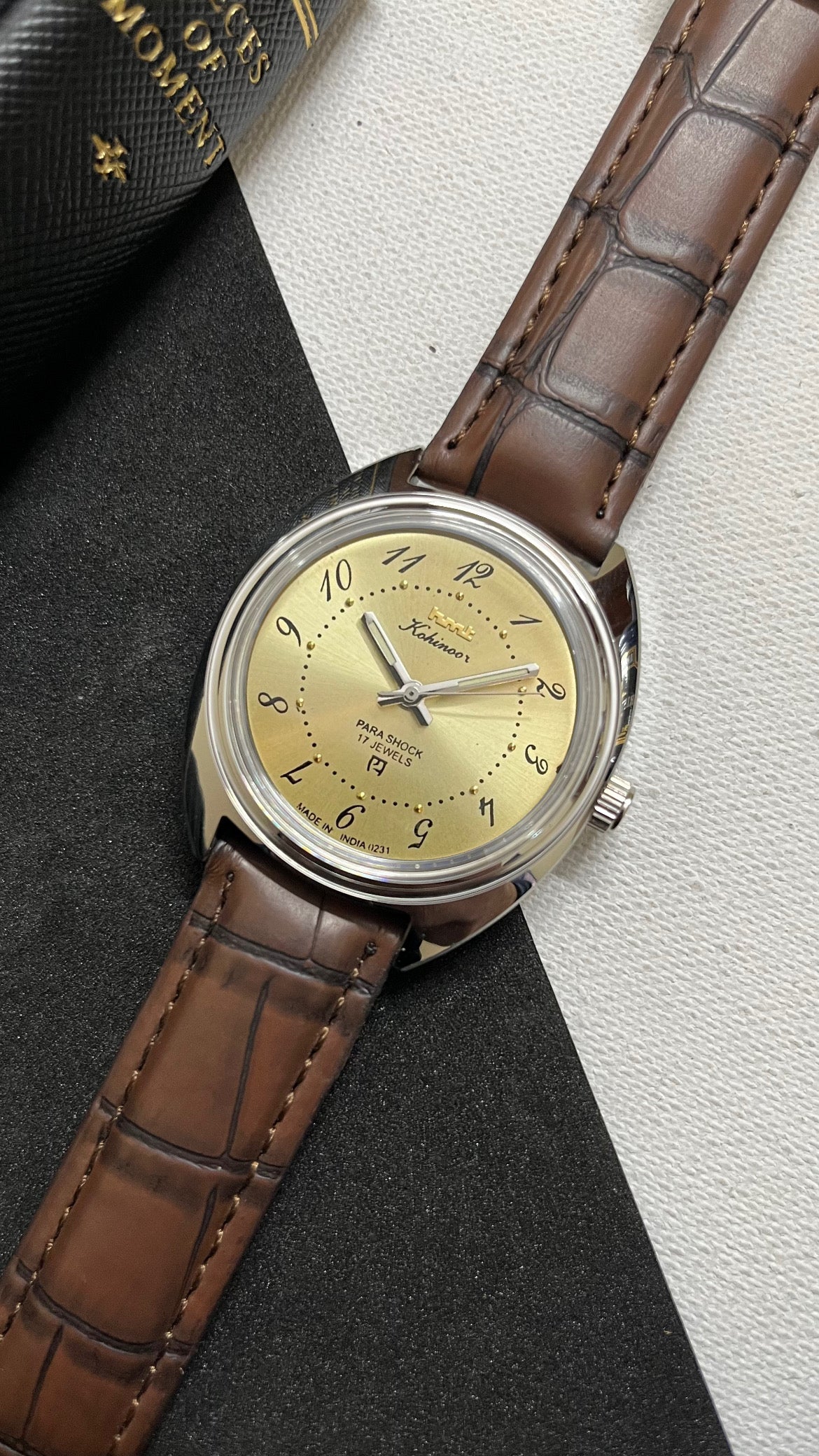 HMT Kohinoor - GOLD 'Drunken Numbers' - Image 12