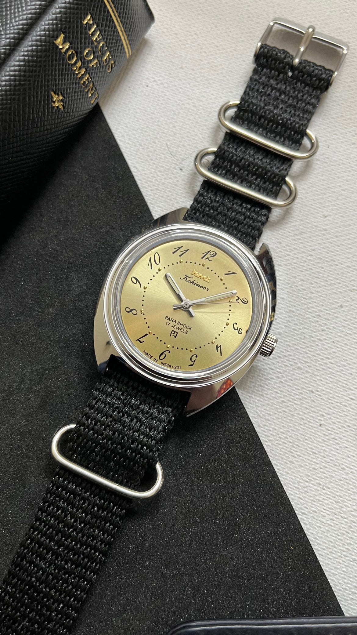 HMT Kohinoor - GOLD 'Drunken Numbers' - Image 7