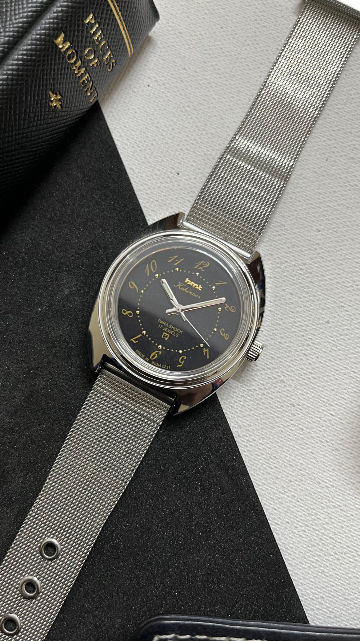 HMT Kohinoor - BLACK 'Drunken Numbers' - Image 8