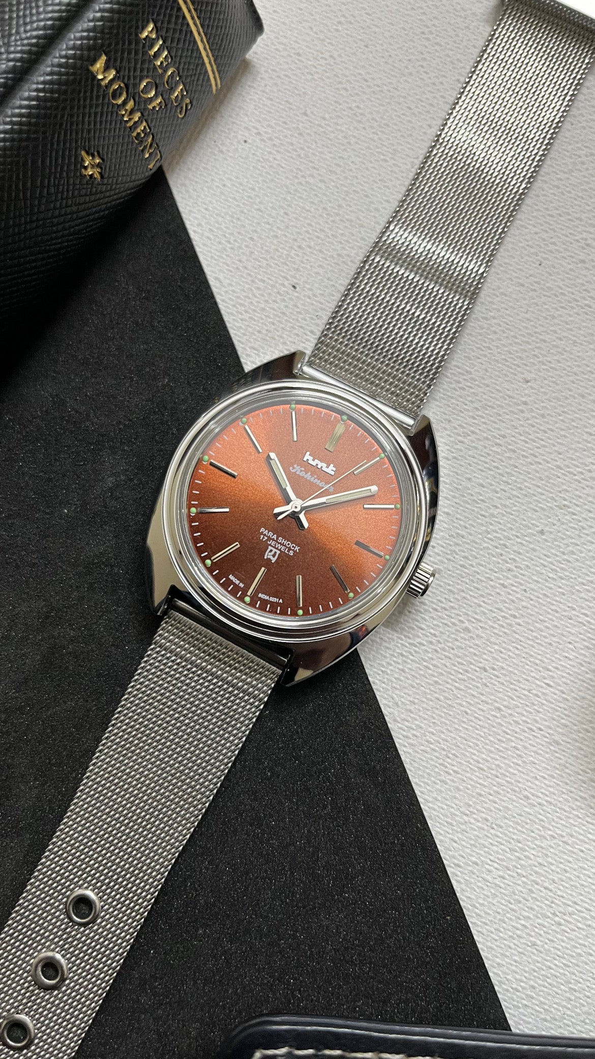 HMT Kohinoor - COFFEE BROWN Sunburst - Image 4