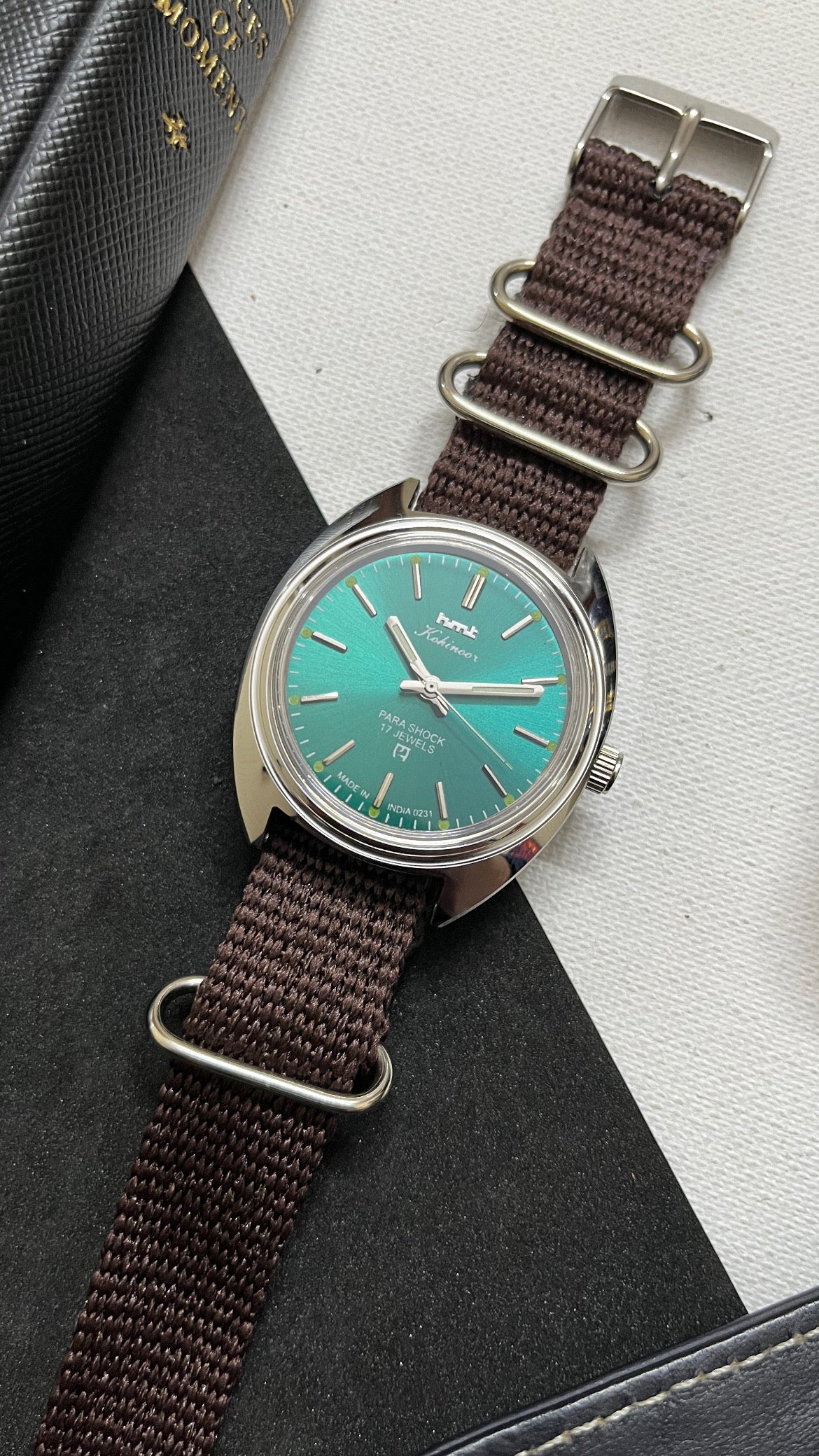 HMT Kohinoor TIFFANY/AQUA BLUE SUNBURST - Image 14