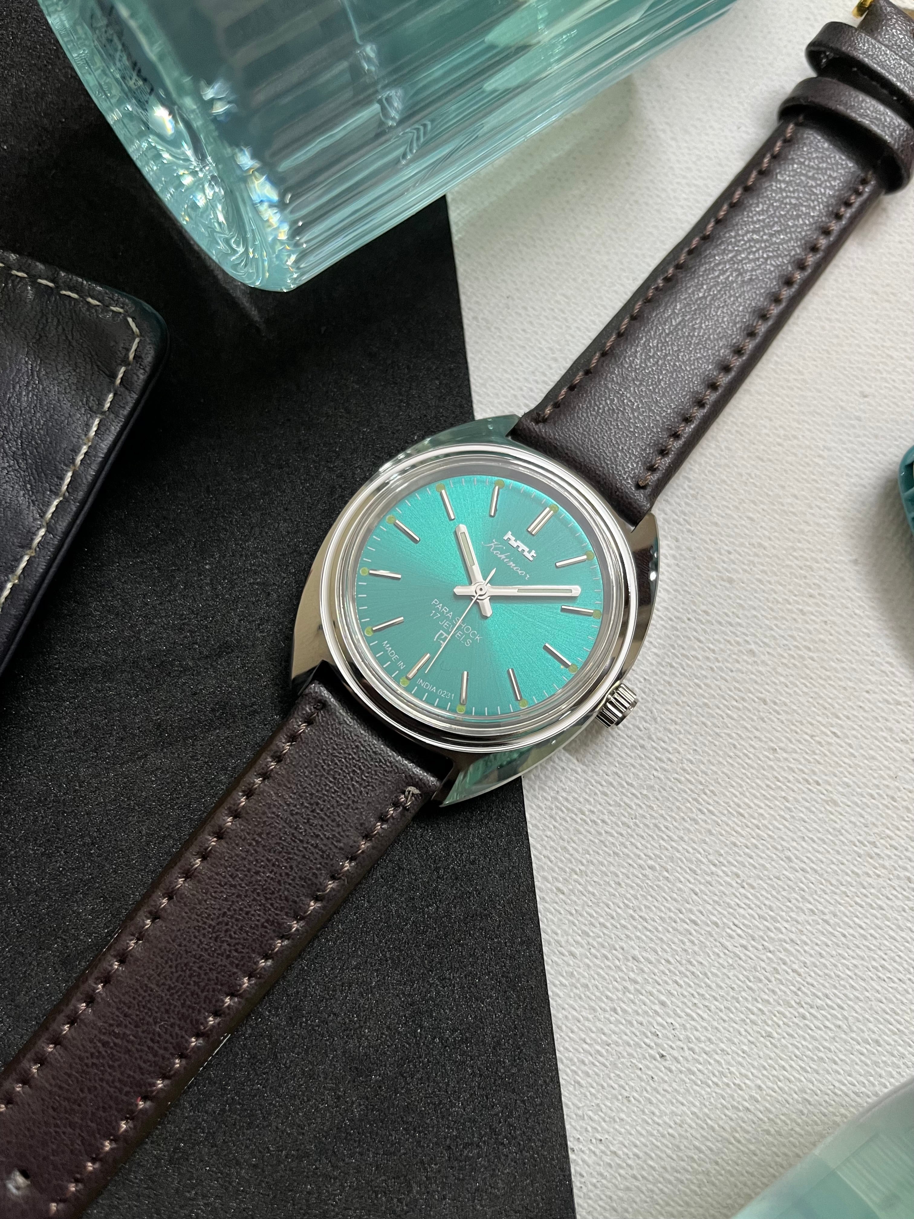 HMT Kohinoor TIFFANY/AQUA BLUE SUNBURST - Image 16