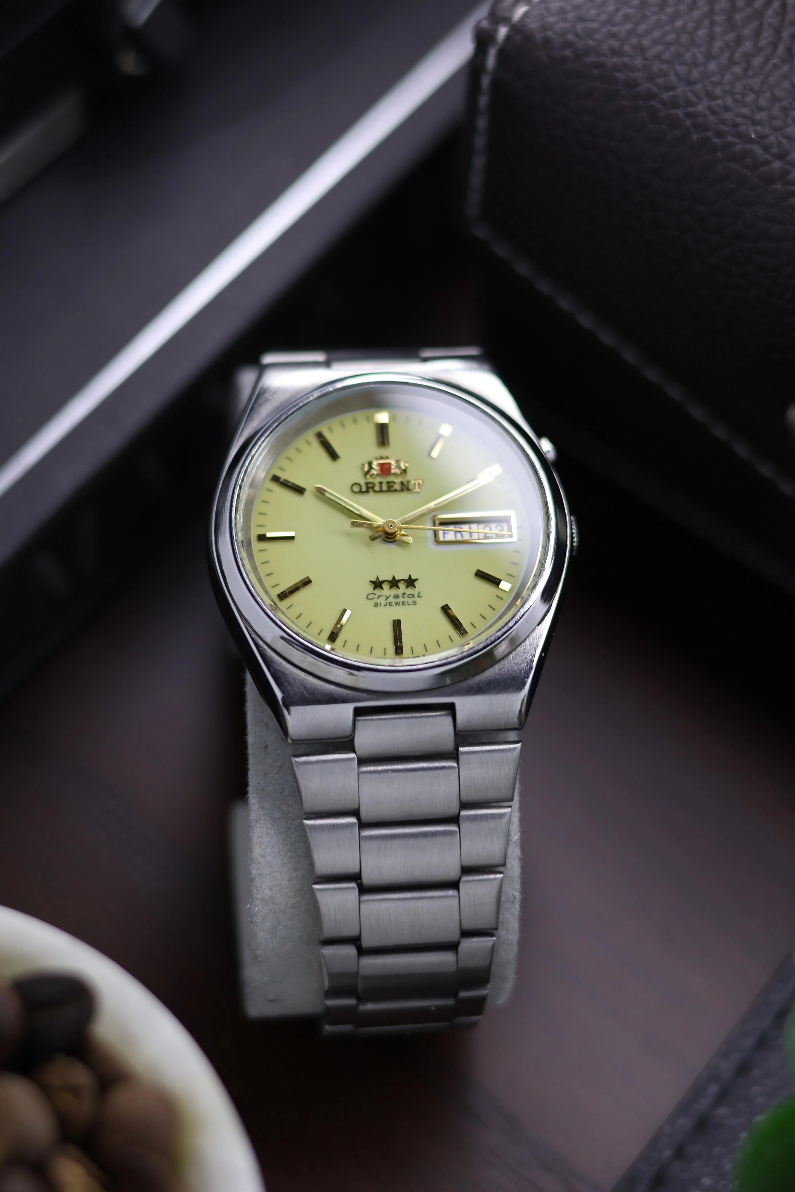 Orient Tri-Star Crystal Lume Dial - Automatic Vintage Watch (Pre Owned) - Image 3