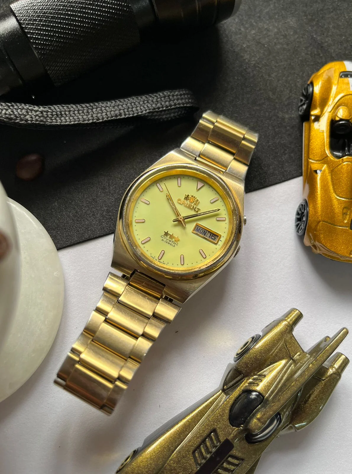 Orient Tri-star Crystal Lume Dial (Pre Owned) - #W12 - Image 3