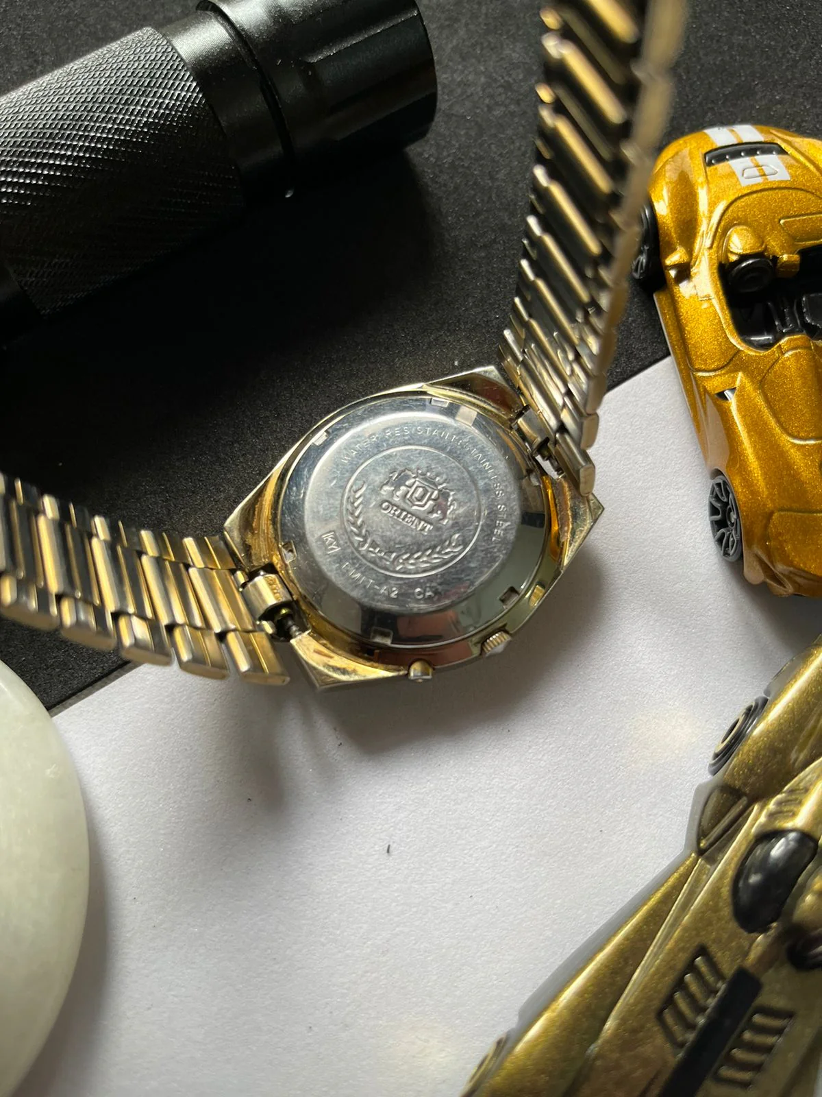 Orient Tri-star Crystal Lume Dial (Pre Owned) - #W12 - Image 4