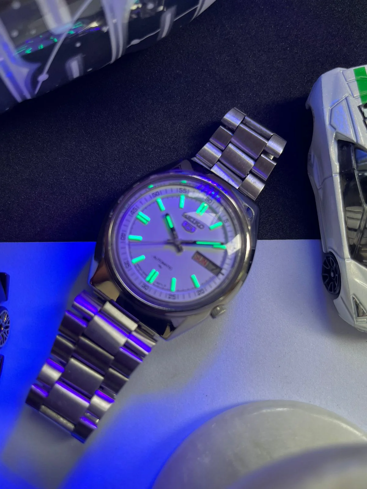 (Super Rare) 1989 JDM Seiko 5 White Dial (Pre-owned) - Image 3