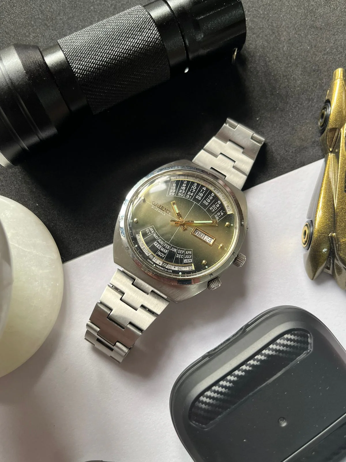 (Super Rare) Orient Calendar Gradient Dial (Pre Owned) - #W09 - Image 4