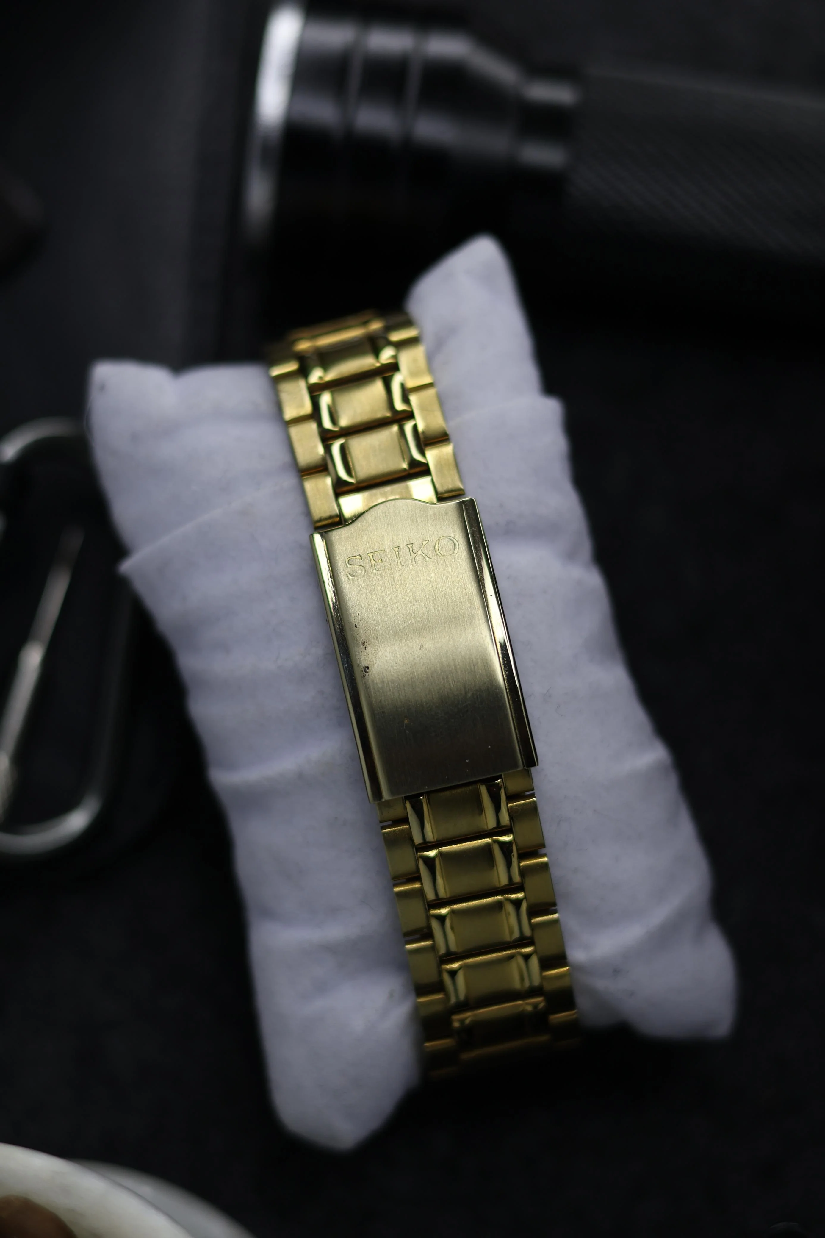 (Super Rare) Seiko 5 Gold Dial - Automatic Watch (Pre Owned) - A81 - Image 4